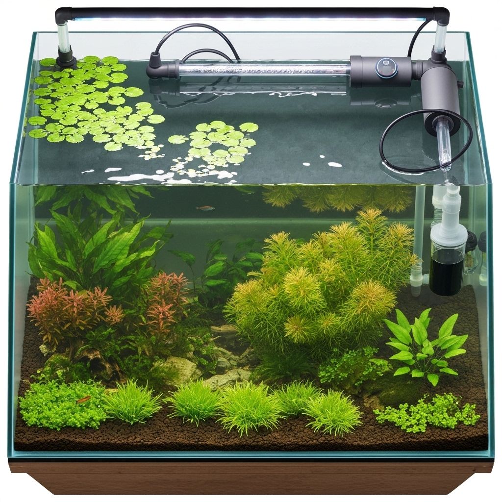 Aquarium equipment including filter and heater for proper sizing