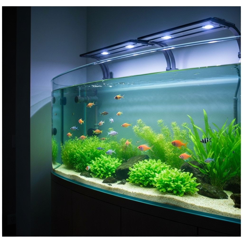 Bow front curved aquarium for volume calculation